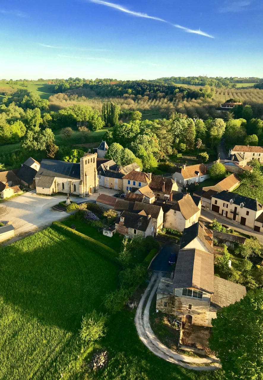 Commune de nailhac en Périgord noir (Dordogne)