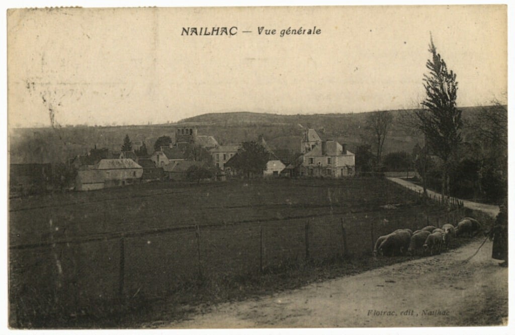 Commune de nailhac en Périgord noir (Dordogne)