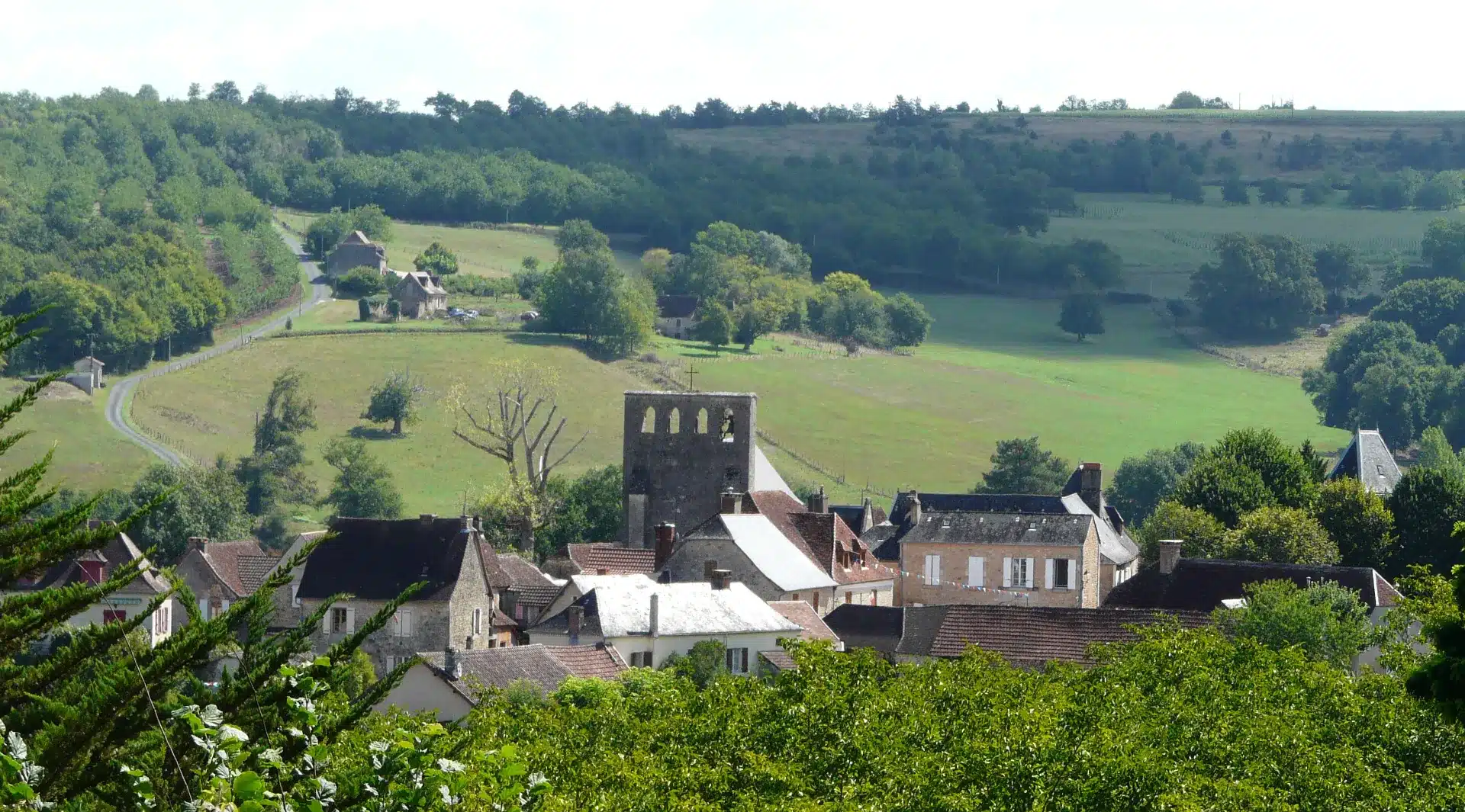 Le village de nailhac en Dordogne